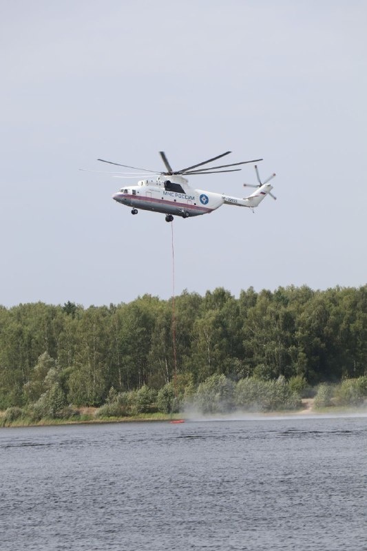Природный пожар в «Заповедной Мордовии»