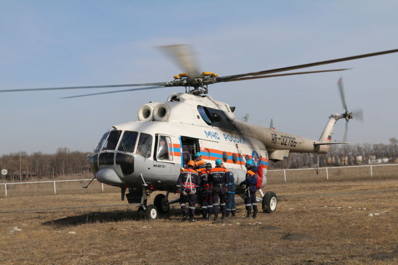 Совместные учения со спасателями СК РПСО МЧС России