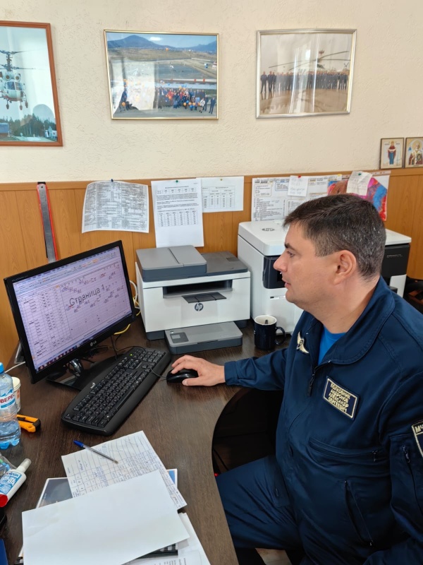 В сентябре 2024 года проведены сборы с лётным составом авиации МЧС России по подготовке к действиям горной местности  (г. Минеральные Воды).