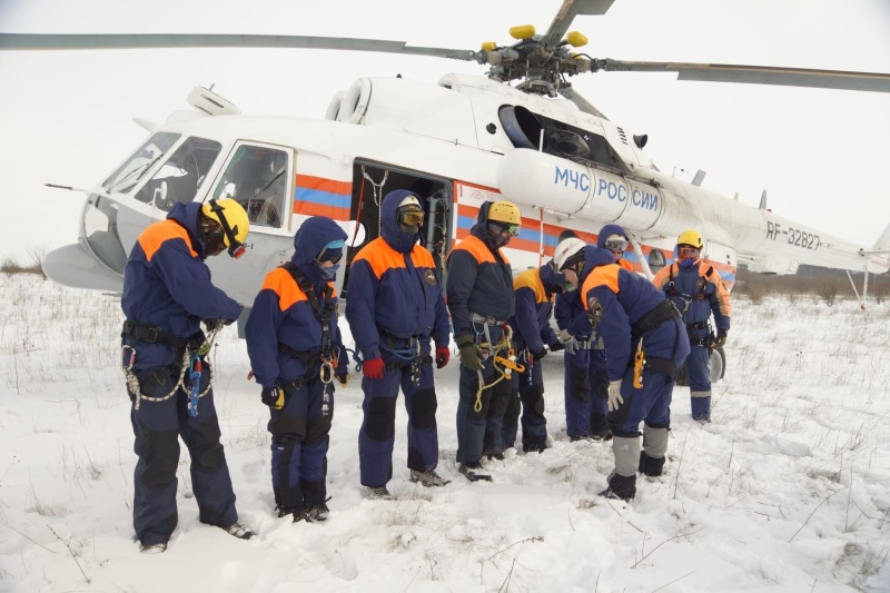 Тренировки спасателей в СК РПСО