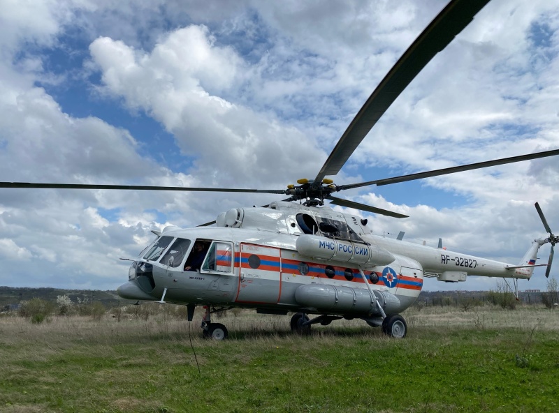 Тренировка со спасателями СК РПСО МЧС России
