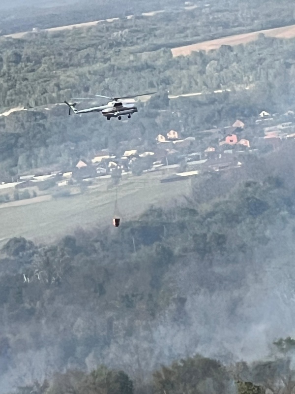 Ландшафтный пожар в Багаевском районе