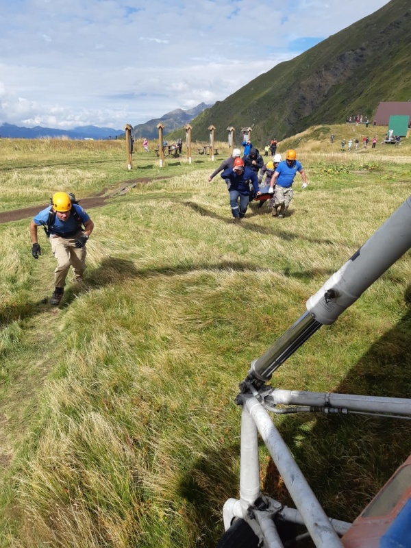 Эвакуация туристки из Владимирской области