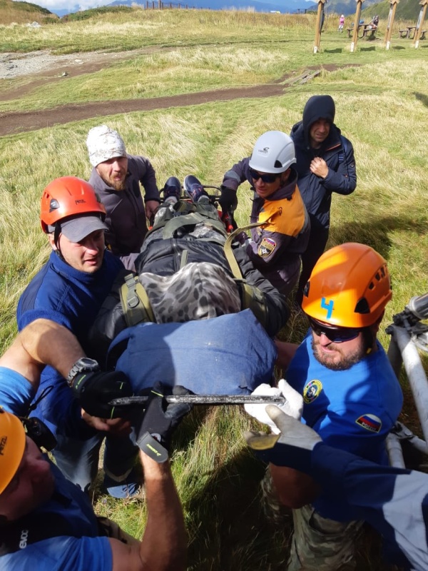 Эвакуация туристки из Владимирской области