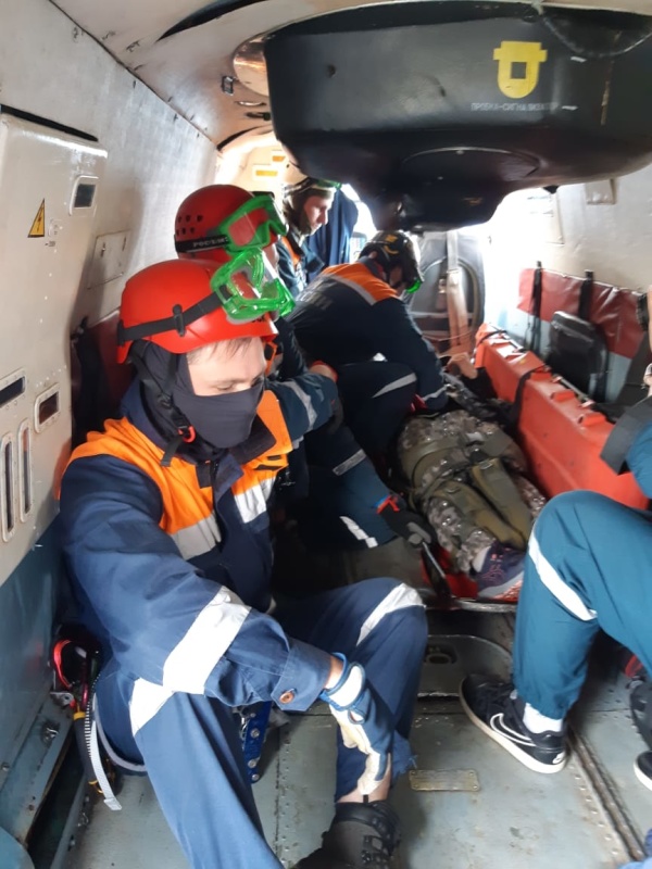 Эвакуация туристки из Владимирской области