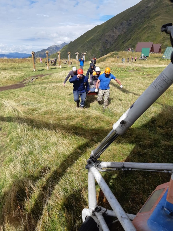 Эвакуация туристки из Владимирской области