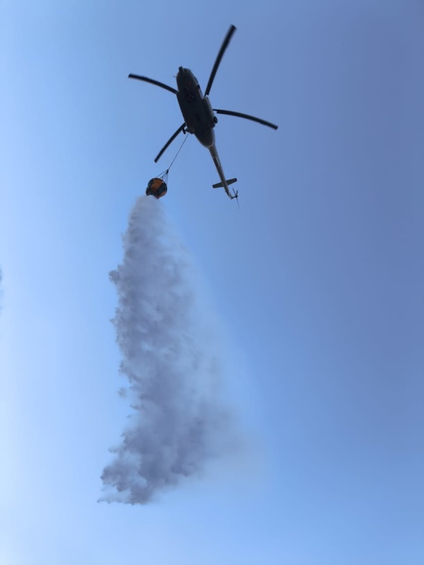 Пожар в Кабардинском лесничестве